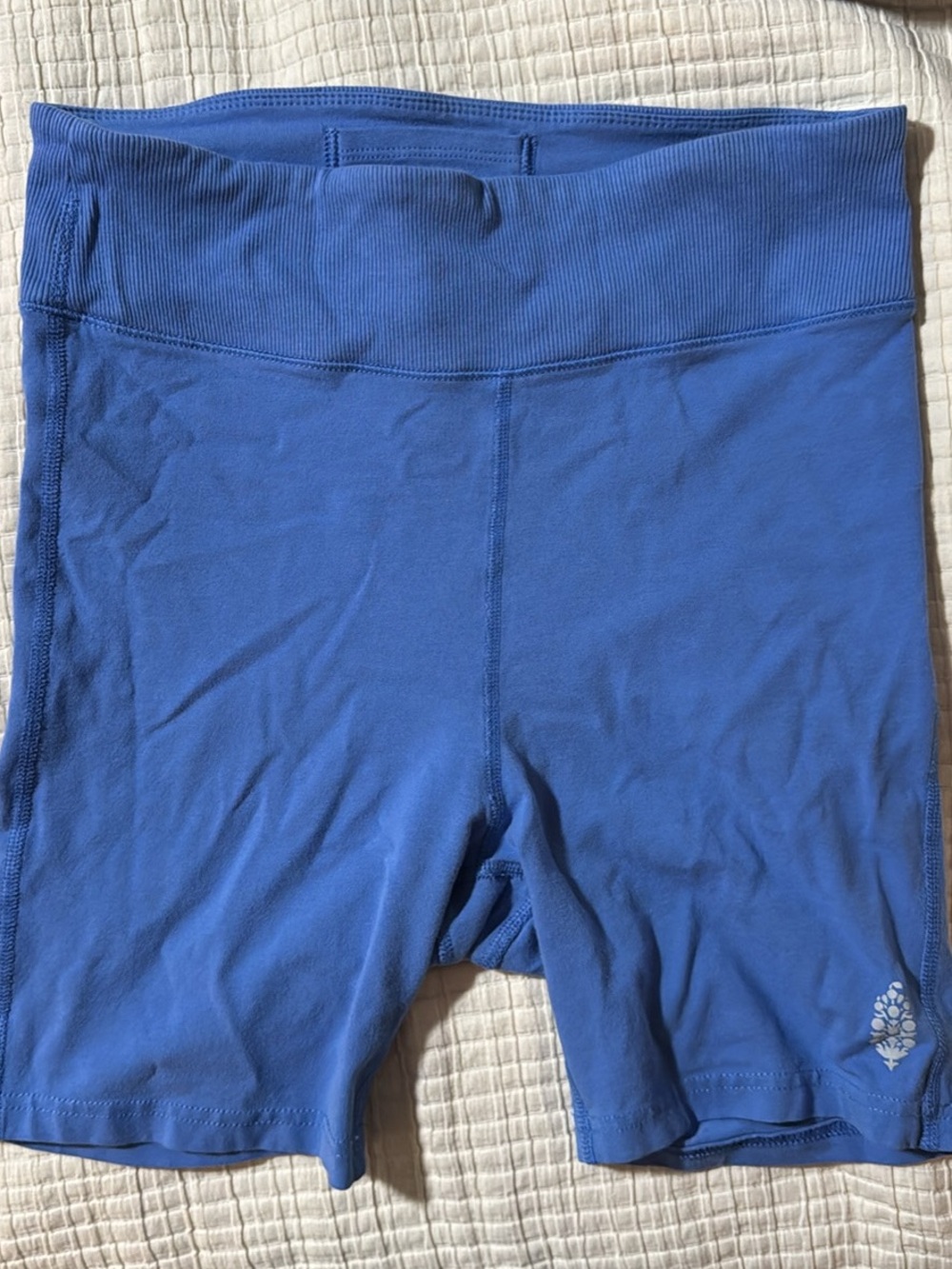 FP Movement by Free People Cobalt Blue High-Rise Bike Shorts